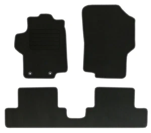 Veloursfußmatten für Peugeot 1007 Bj. 2004 - 2009 Mit Absatzschoner BASIC 3-tlg. - Bild 1 von 7