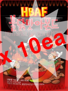 [190g *10ea] HBAF Gilim Buldak Almond Korean Snack Almonds - Picture 1 of 7