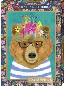 NEW Heye Jigsaw Puzzle Adults 1000 Pieces 29970 Gentle Bruin - Imagen 1 de 2