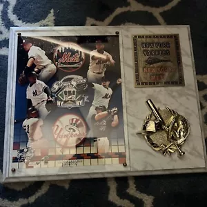 2000 U-Bahn-Serie Gedenkwandschild - New York Yankees New York Mets - Bild 1 von 7