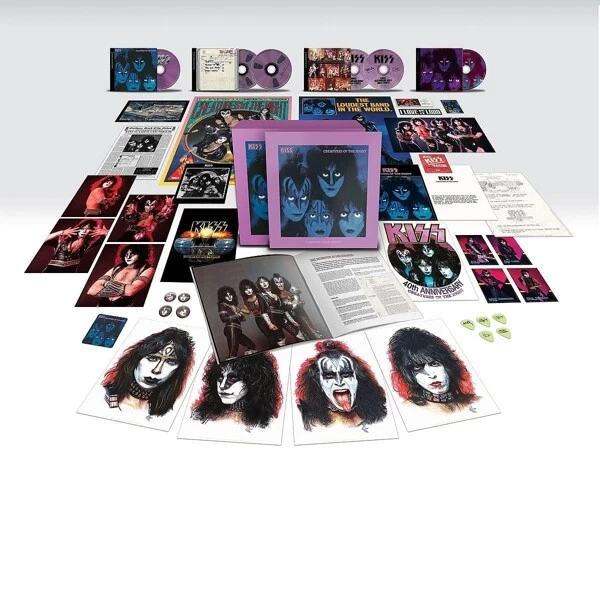 KISS - CREATURES OF THE NIGHT 40TH SUPER DELUXE (5CD+BD)  5 CD+BLU-RAY NEU - Bild 1 von 2
