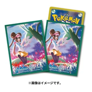 Pokémon TCG Card Sleeves - Rosa and Serperior (64ct) Unova #497 JP Go - Picture 1 of 3