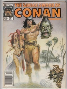 The SAVAGE SWORD of CONAN #164 (September 1989) Marvel Earl Norem Cover NICE - Picture 1 of 2