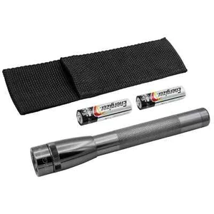 NEW Mini Maglite Pro LED 2 AA Holster Pack Gray Mag 332 Lumens 2 Power Settings - Picture 1 of 1
