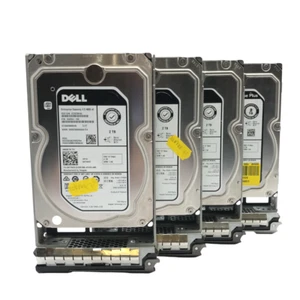 Job lot 4x Dell ST2000NM0045 Hard Disk Drive 2TB 3.5" 7.2K 12 Gbps SAS HDD+Caddy - Picture 1 of 4