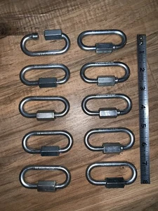 Quick Links 10 EACH 9/32" 1320 LBS - 3/8” Opening - Picture 1 of 10