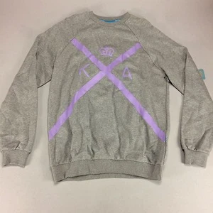 King Clothing Insignia Crew Sweatshirt In Grey Sizes L - Picture 1 of 6