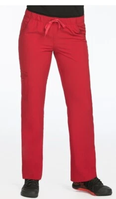 Pantalón Médico Para Mujer 3XL ROJO Flexible Ajuste Favorecedor Cintura Elástica Med Couture Foto 1 de 4