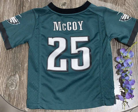 Nike On Field NFL 🏈 Philadelphia Eagles #25 LeSean McCoy Jersey Toddler Size 3T Cover