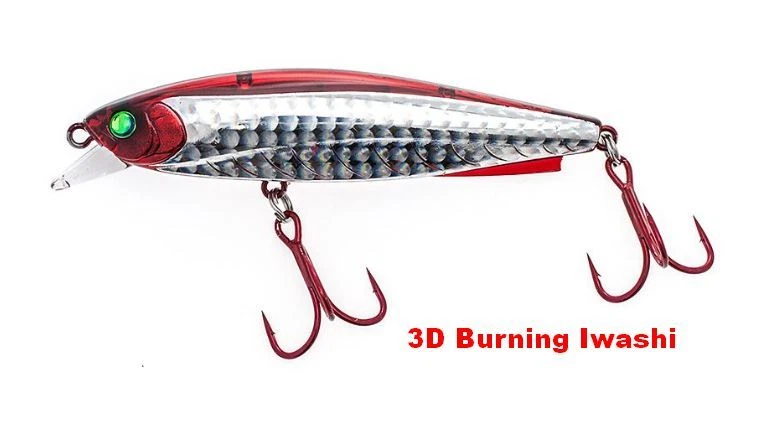 Künstlich Morethan Gypsy 82S Farbe 3D Burning Iwashi Daiwa Lure Fischen Señuelo - Bild 1 von 1