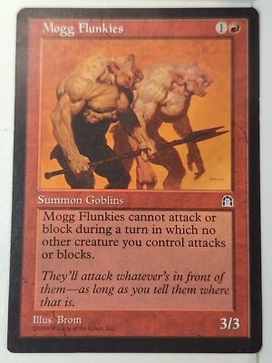 Mogg Flunkies - Stronghold - Magic the Gathering MTG Nice! - Image 1 of 3