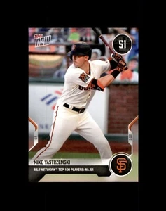 2021 Topps Now Top 100 #MN-51 Mike Yastrzemski San Francisco Giants - Picture 1 of 1
