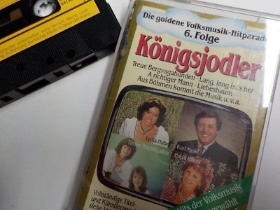 Konigsjodler CASSETTE West German Vintage Paper label Karussell Volkmusic  - Image 1 of 4