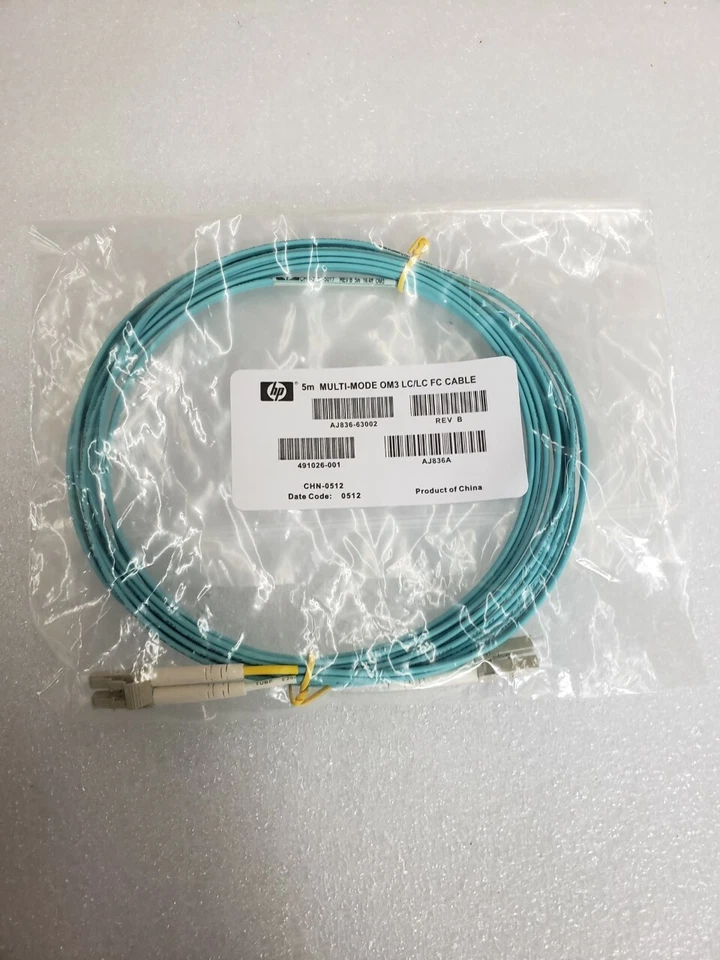 CABLE FC AJ836A HP 5M MULTIMODO OM3 LC/LC Foto 1 de 1