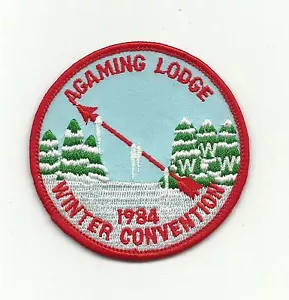 SCOUT BSA OA LODGE 257 AGAMING 1984 TOPPA CONVENZIONE INVERNALE CONSIGLIO INDIANO! - Foto 1 di 1