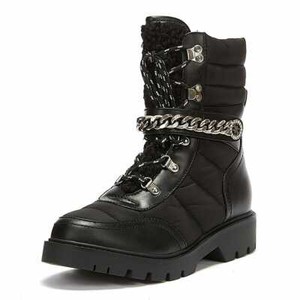 guess canaly platform combat boot