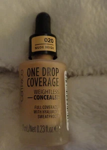 New Catrice One Drop Coverage Weightless Concealer Nude Beige 0.23fl oz/7ml - Picture 1 of 2