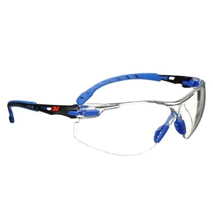 3M Safety Glasses Solus 1000 Series ANSI Z87 Scotchgard Anti-Fog Clear Lens Low  - Picture 1 of 13