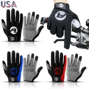 Men Full Finger Work Out Gym Gloves Sport Weight Lifting Exercise Fitness Gloves - Picture 1 of 15