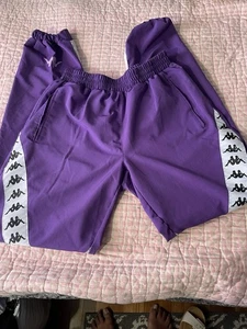 Kappa Damen Jogginghose Lila Gummibund Lila - Bild 1 von 5