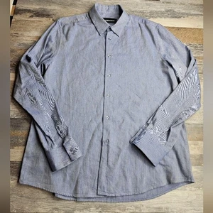 Adolfo Dominguez Men's Size XL Long Sleeve Button Down Shirt Blue - Picture 1 of 10