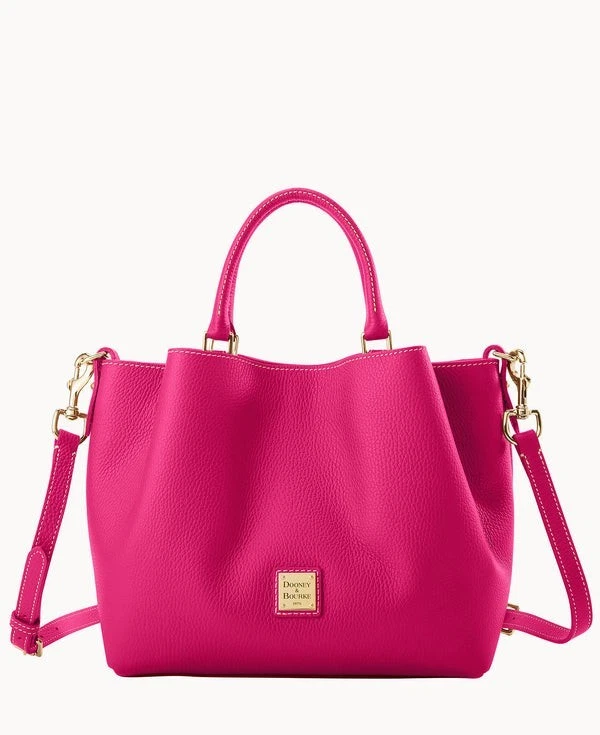 Bolso de Mano Dooney & Bourke Lucca Grande de Cuero Guijarro Barlow Rosa Fucsia Foto 1 de 4