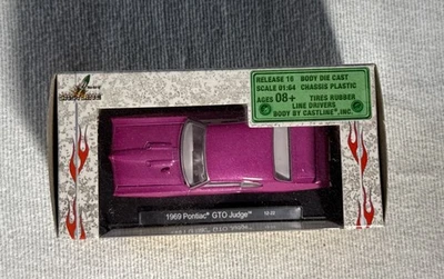 M2 Machines 1969  Pontiac GTO Judge 12-22 Auto-Drivers real rubber tires - Image 1 of 4