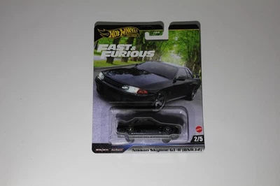 Nissan Skyline GT-R 2019 Hot Wheels Bnr32 Fast & Furious Premium Diecast Car Foto 1 de 2