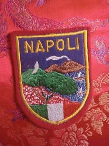 PARCHE PARCHE ITALIA NAPLES NAPLES VOLCANO VESUVIUS sin coser nuevo NAPOLI - Imagen 1 de 2
