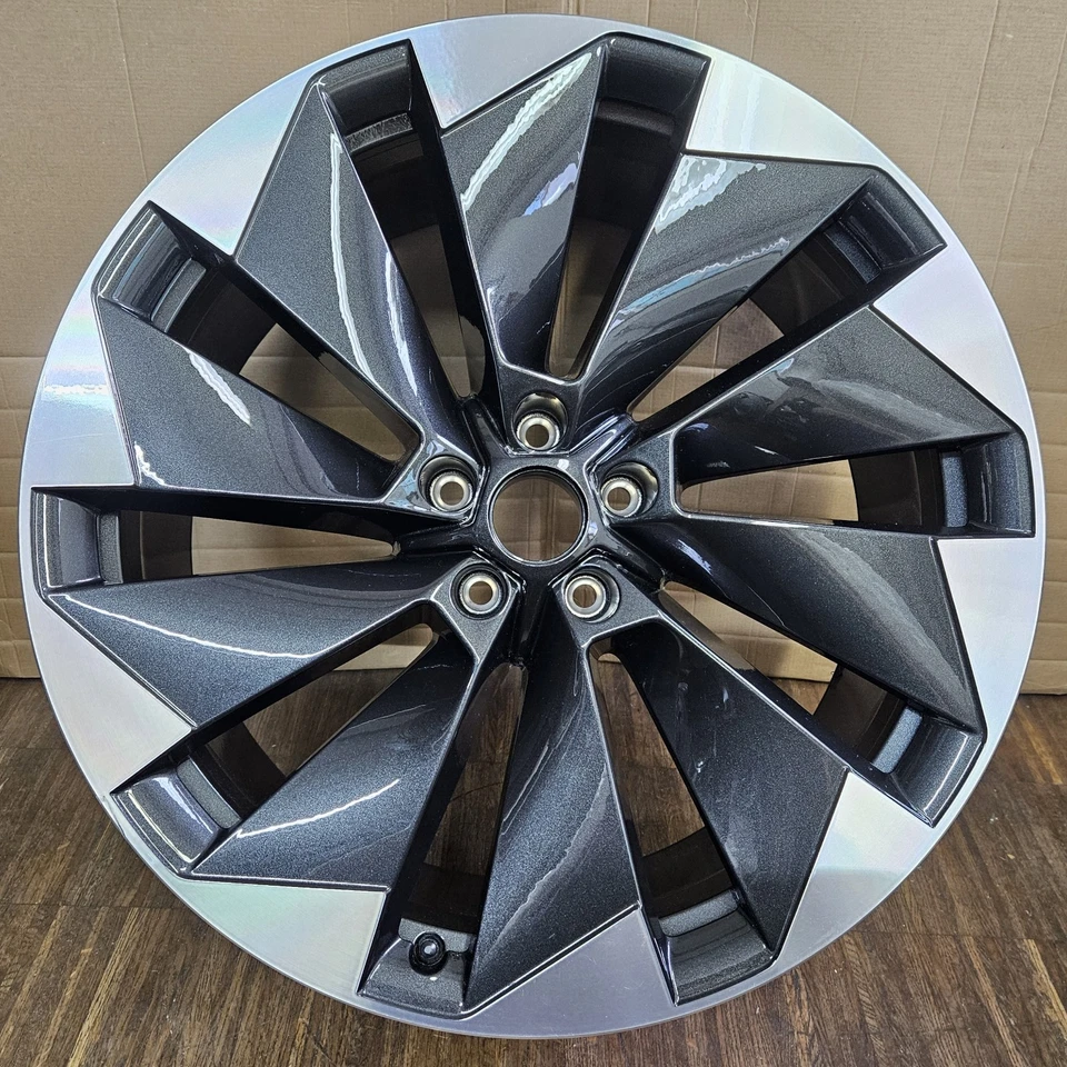 1 original Skoda Enjaq Elroq 21 Zoll Alufelge 8,5x21 ET40, 5LA601025BL anthrazit - Bild 1 von 4