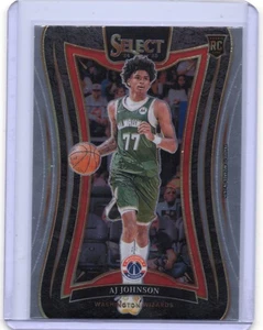2024-25 Panini Select - AJ Johnson Mezzanine Level #376 (RC) Washington Wizards - Picture 1 of 2