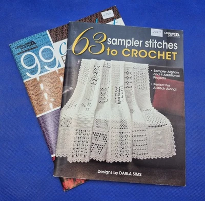 Leisure Arts Crochet Stitches 2 Books - Image 1 of 4