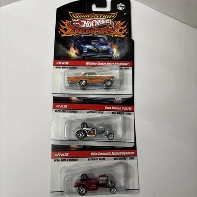 3-Hot Wheels Drag Strip Demons Pure Heaven, Roadster alterado, bash, Nova RR�������� Foto 1 de 4