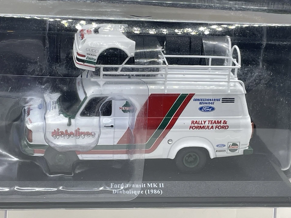 FURGONETA DE ASISTENCIA DE SERVICIO FORD TRANSIT DIABOLIQUE RS200 RS 200 1/43 Foto 1 de 1