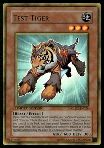 Test Tiger Ultra Rare Gold Series 2009 GLD2-EN029 NM - Picture 1 of 2