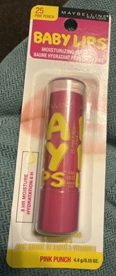MAYBELLINE 婴儿唇部滋润唇膏 25 粉色 PUNCH — 第 1/2 张图片