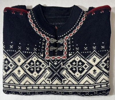 Vintage Dale of Norway Nordic Knit Wool Sweater Size L- PreOwned - Image 1 of 4