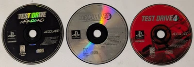 3 Lot PS1 Test Drive Off-Road 4 5 PlayStation Disc Only - Image 1 of 2
