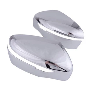 Side Wing Rearview Mirror Cover Trim Fit For Nissan Qashqai J11 2014-2018 W - Bild 1 von 3