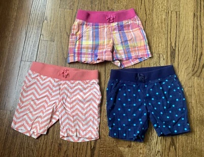 Lote de 3 pantalones cortos para niña de Faded Glory talla 4/5 Foto 1 de 4