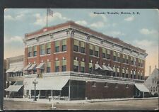 America Postcard - Masonic Temple, Huron, South Dakota   T9185