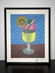 Lithographie Limitée - Yayoi Kusama - avec Certificat d'Authenticité - Encadrée - Imagen 1 de 7