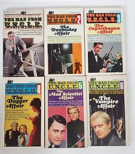 The Man From UNCLE Paperback Lot (1-6) U.N.C.L.E - Vintage 1st Printings - Picture 1 of 11