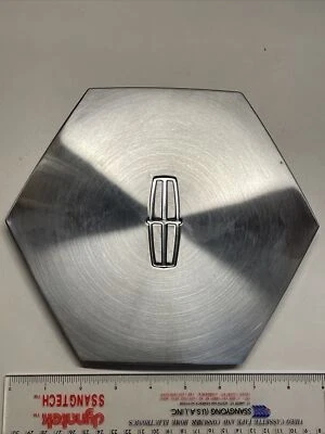 84-89 Lincoln Mark VII 7 Wheel Center Cap 8”  Hex Ornament Emblem 6 Sided  New — 第 1/4 张图片