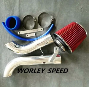RED COLD AIR INTAKE KIT FOR 98-03 CHEVY S-10 PICKUP XTREME HOMBRE SONOMA 2.2L - Picture 1 of 6