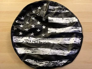 American Flag Spare Tire Wheel Cover for jeep truck suv camper rv travel trailer - Picture 1 of 3