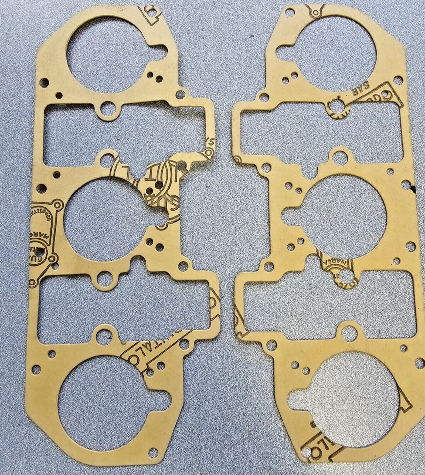PAIR OF NEW PORSCHE 911 914-6 WEBER IDA IDT MAIN BODY GASKETS 1965-72 ITALIAN - Image 1 of 4