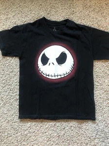 The Nightmare Before Christmas Youth Large Black Disney T-shirt - Picture 1 of 4