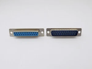 1x 25 PIN Connectors Male + Female Set  NEW - Picture 1 of 6