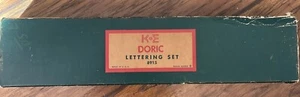 Vintage Engineering K&E Doric lettering Set 8915 tools case instructions P4 - Picture 1 of 3